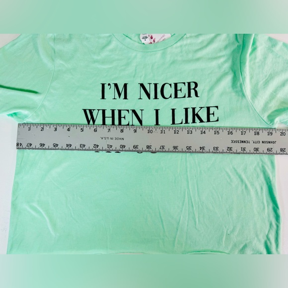 Bella Canvas Cropped T Shirt Graphic Fashion Tee SZ Medium & Large NEW! - Picture 5 of 14